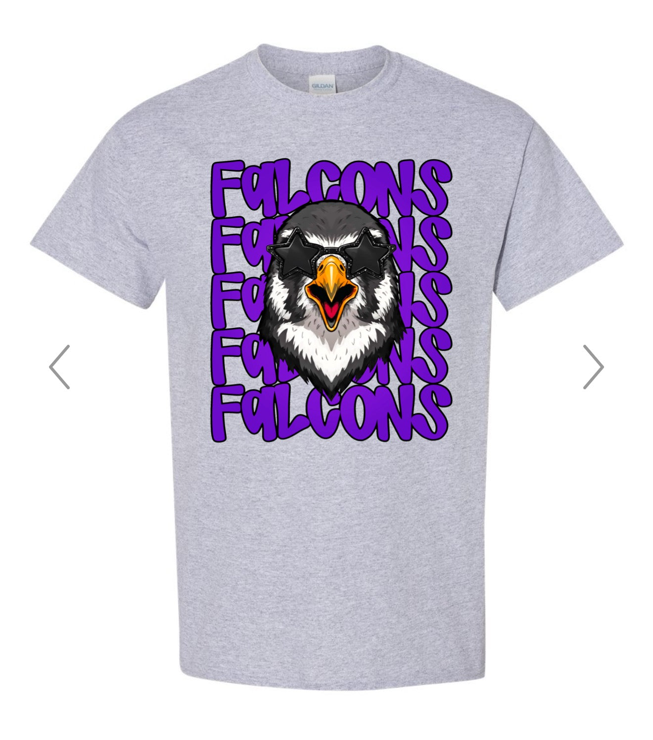 Falcon Stacked ADULT T-shirt