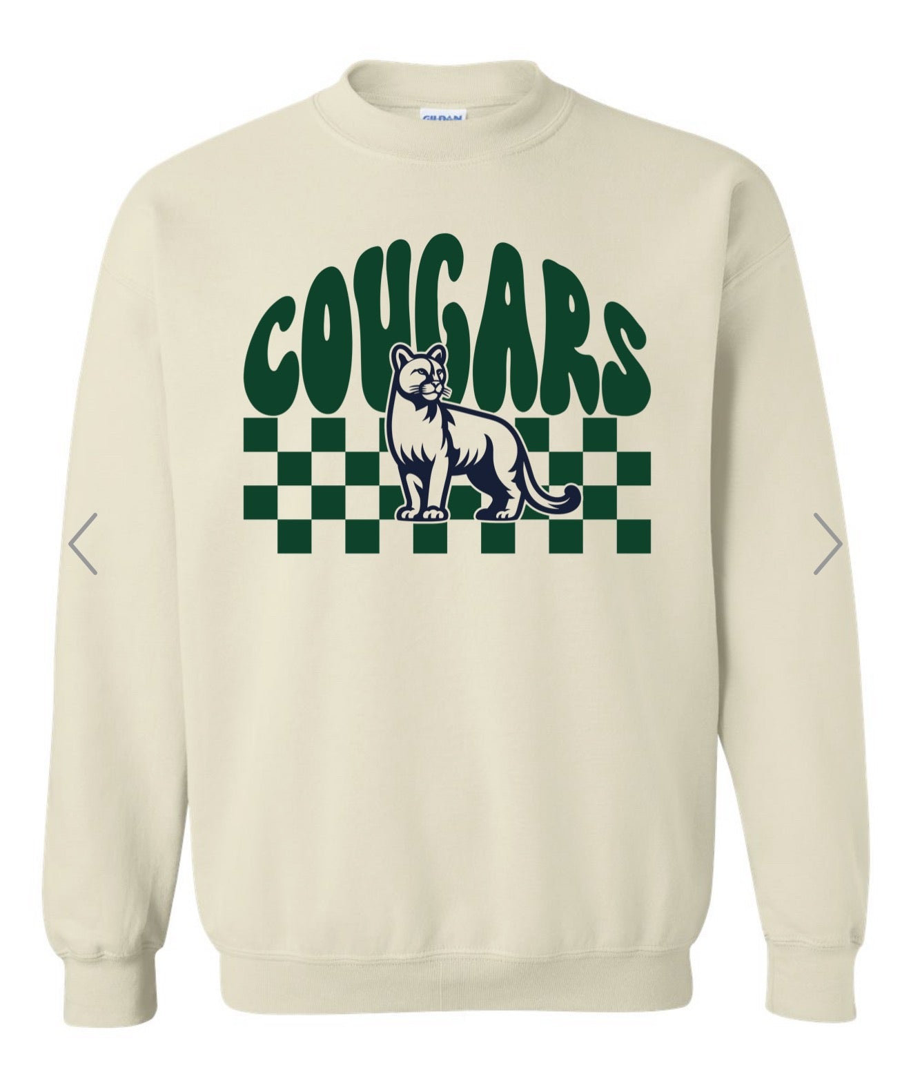 ADULT- Cougar Checker PULLOVER