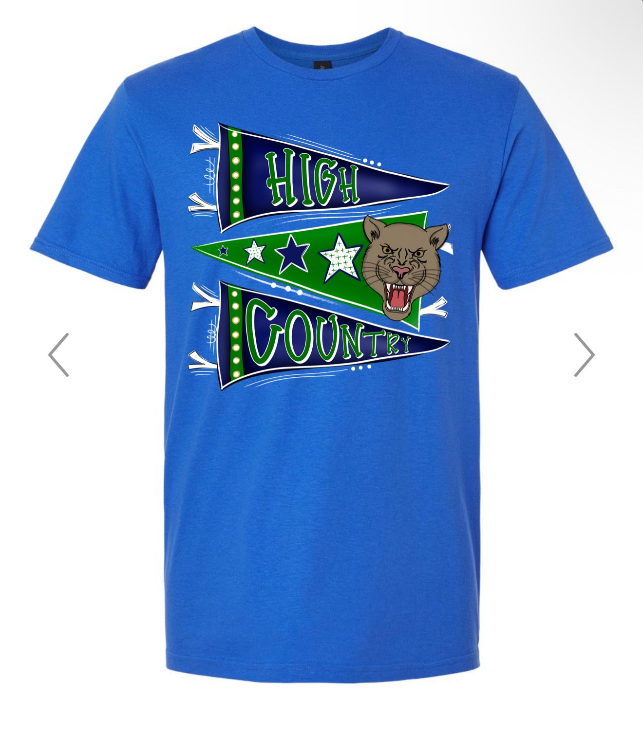 ADULT- HIGH COUNTRY FLAG TSHIRT