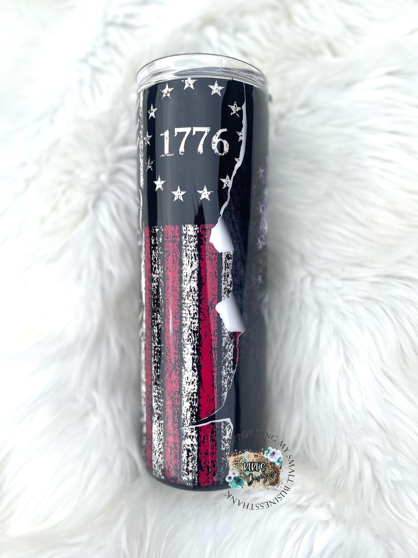 1776 Distressed Skull