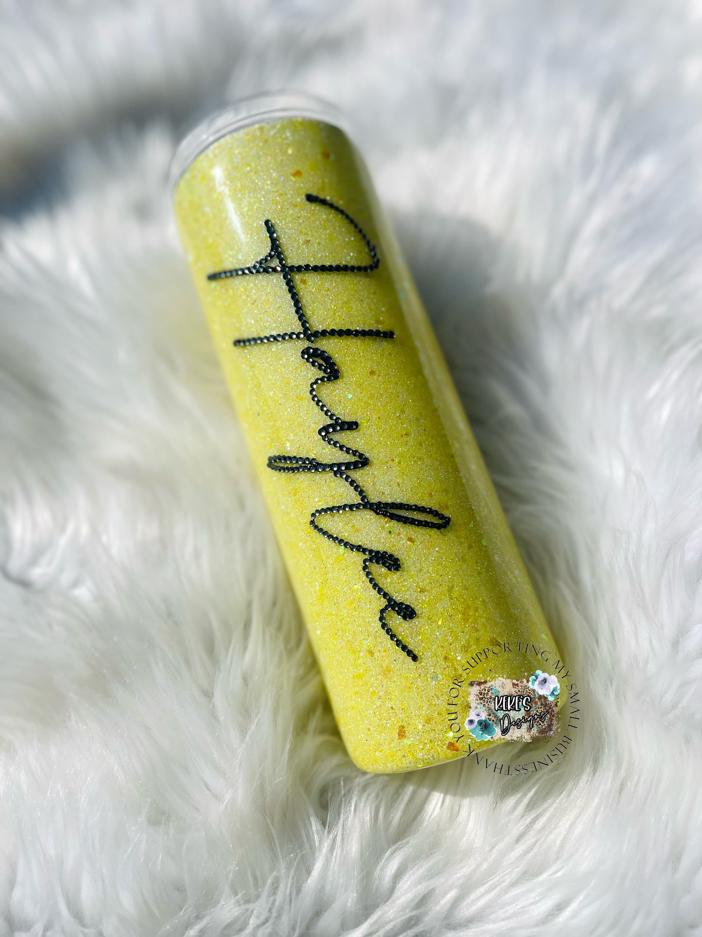 Rhinestone Name Tumbler