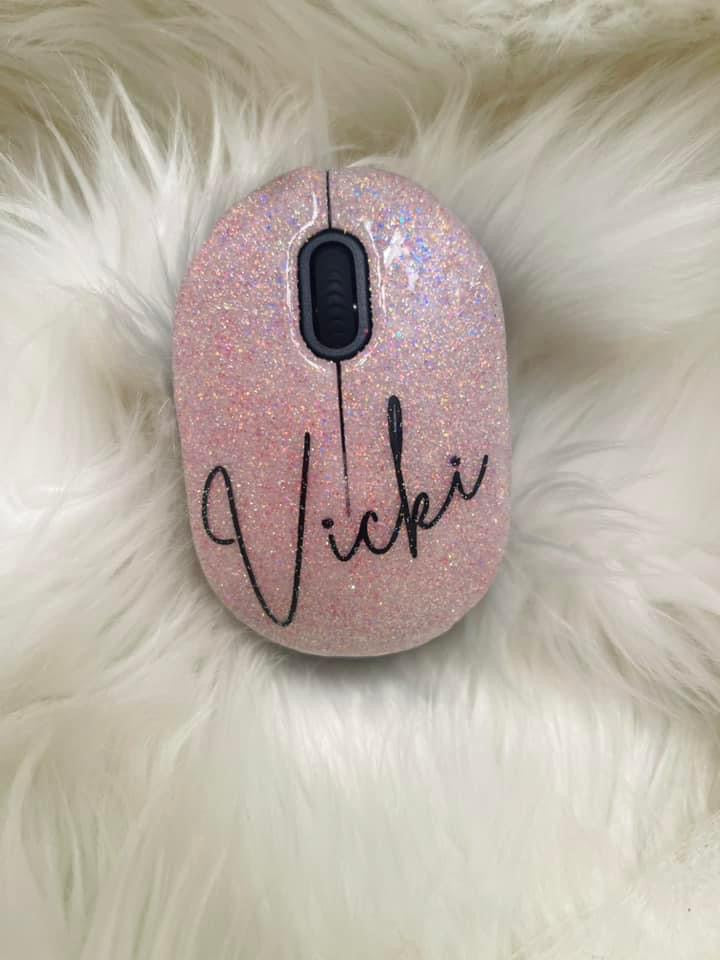 Wireless Glitter Mouse