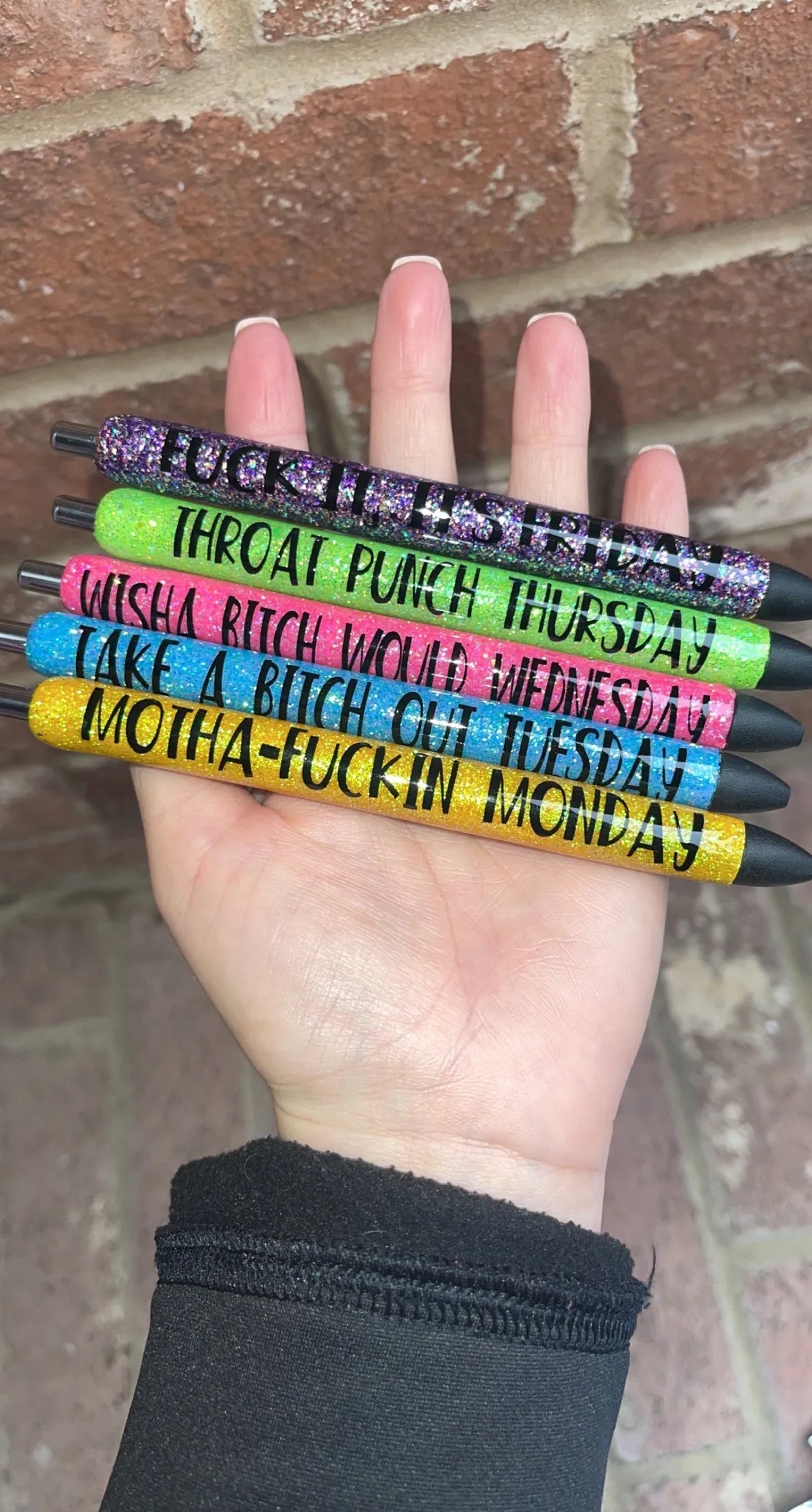 Days Of The Week R-Rated Pen Set