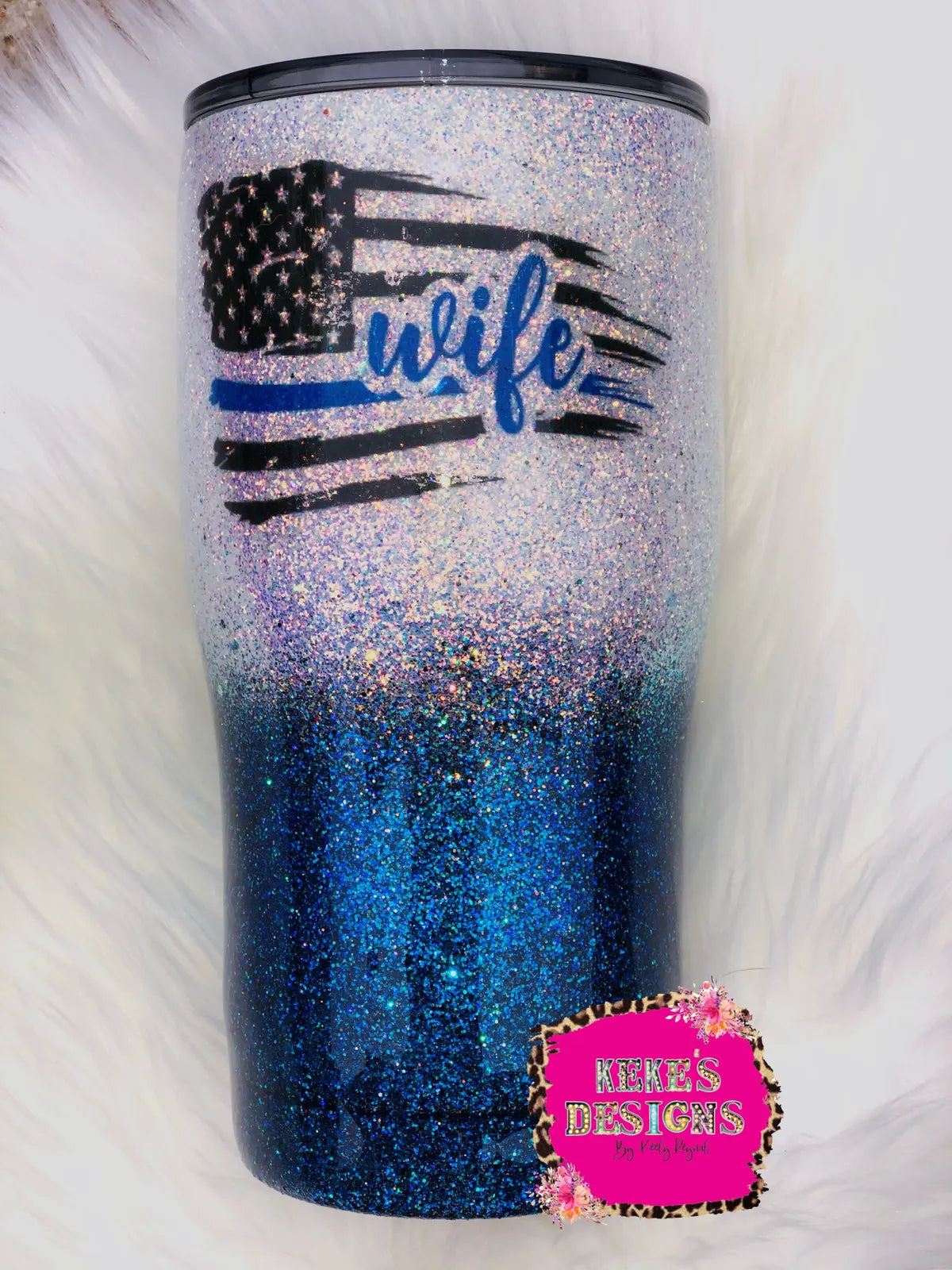 Blue Line Wife Tumbler