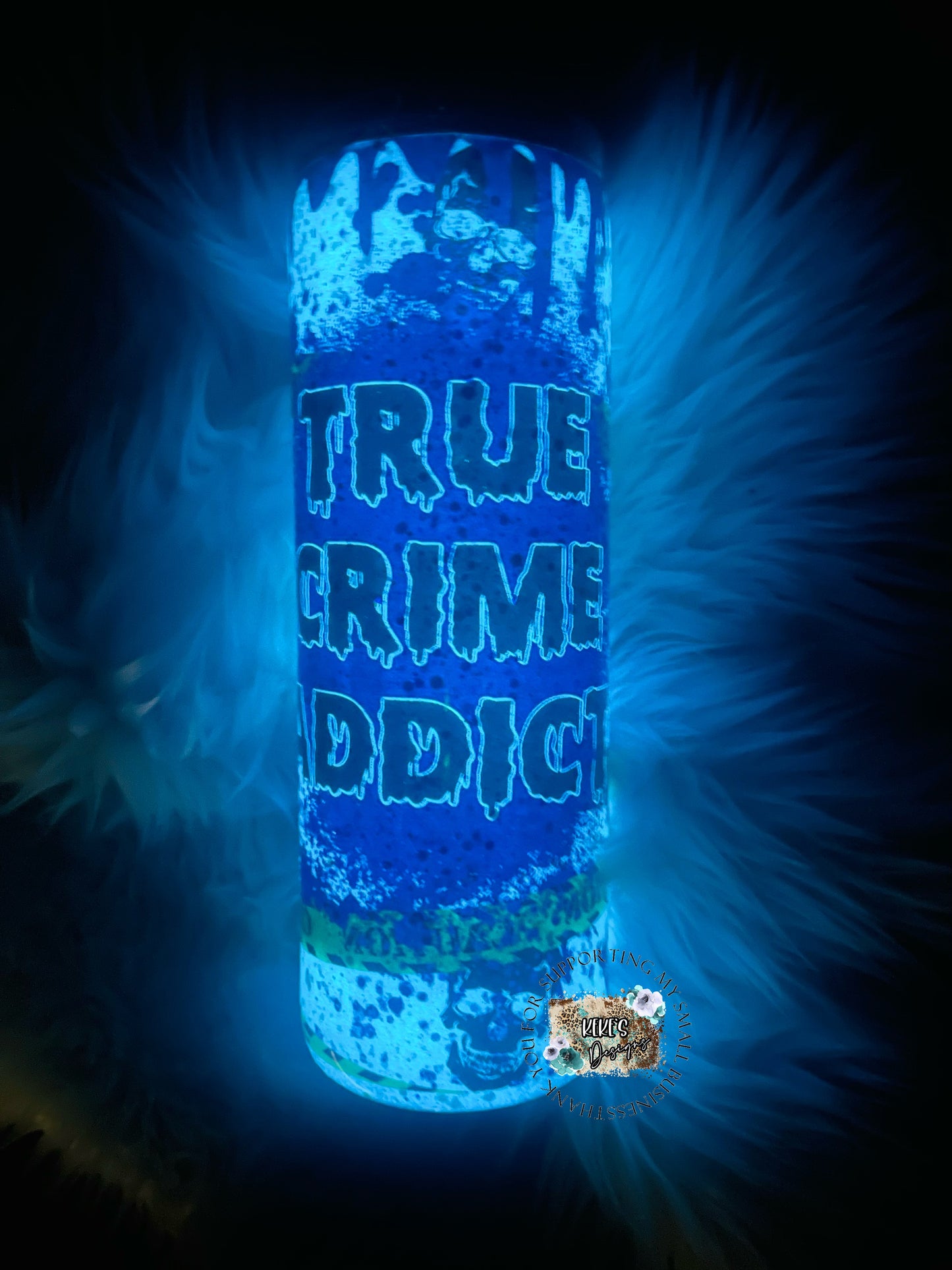 True Crime Addict Glow Tumbler