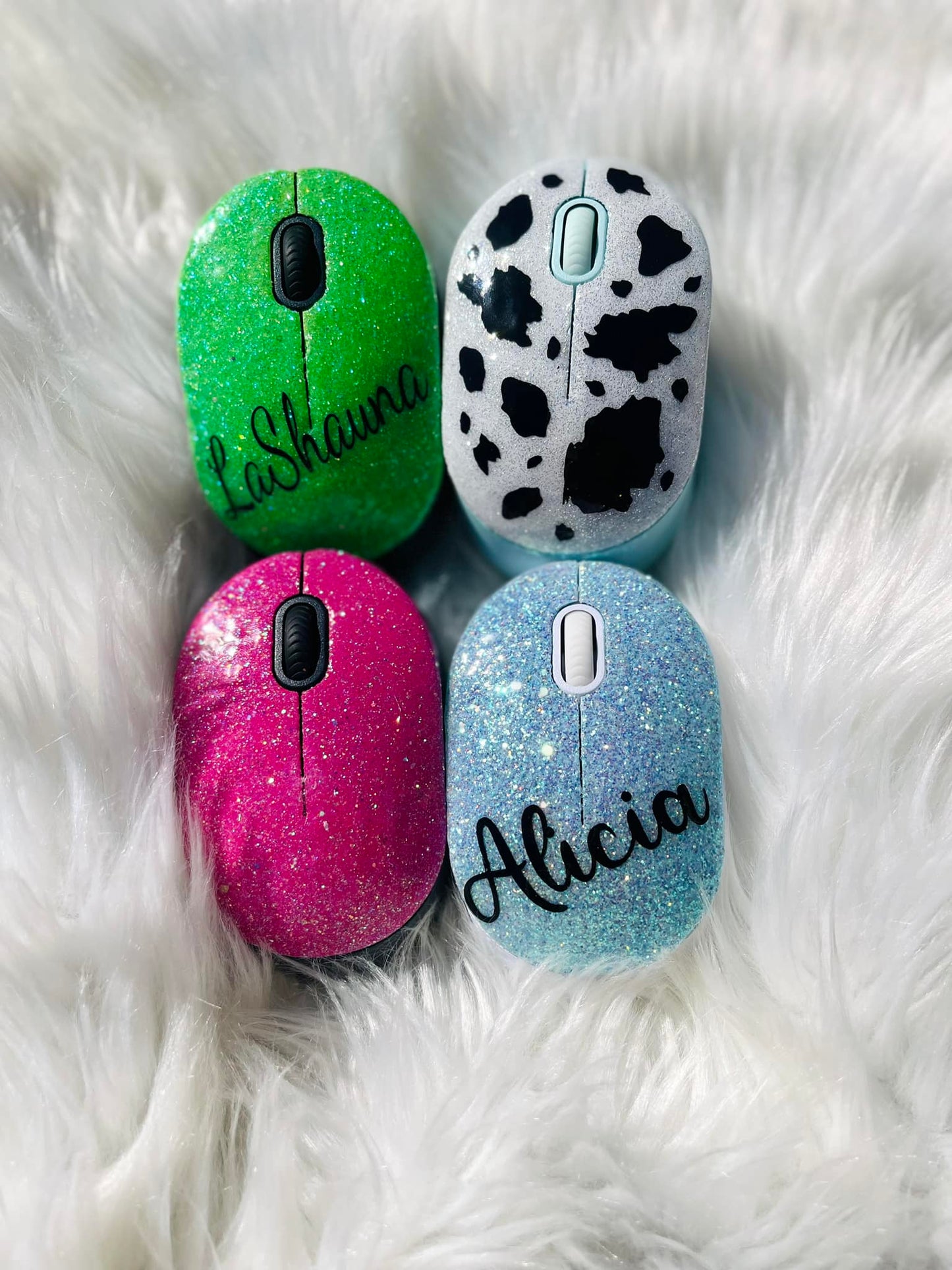 Wireless Glitter Mouse