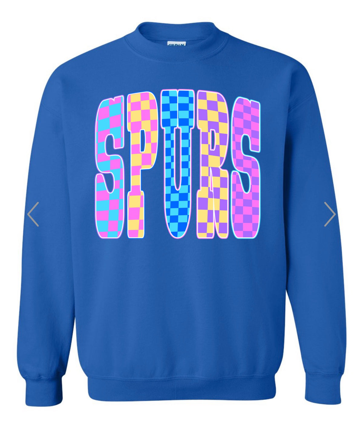SPURS CHECKER PULLOVER
