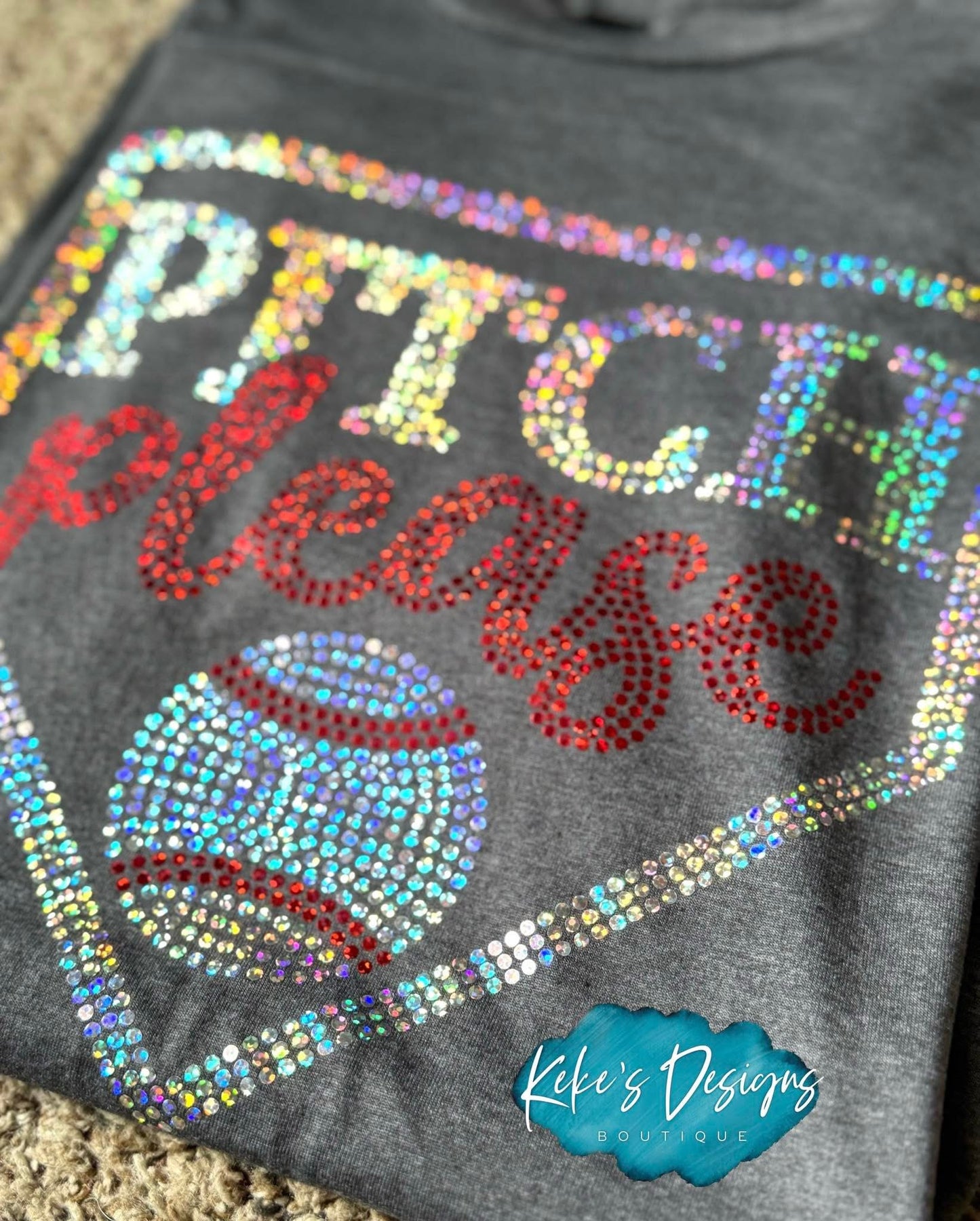 PITCH PLEASE BASEBALL SPANGLE