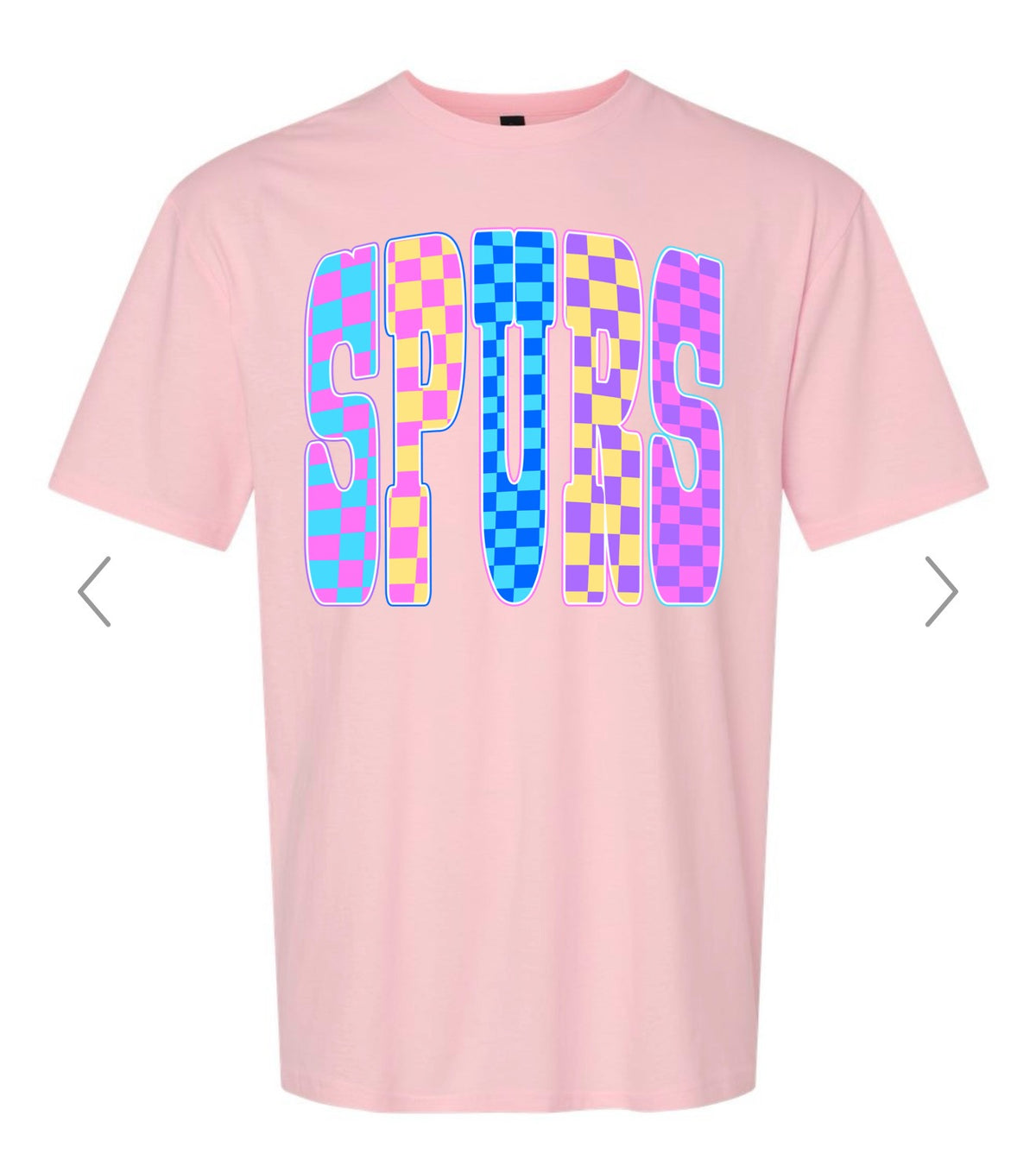 SPURS CHECKER TSHIRT