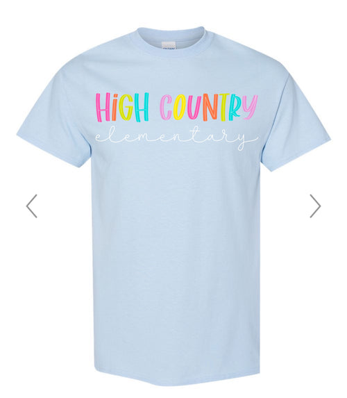ADULT- High Country Elementary TSHIRT