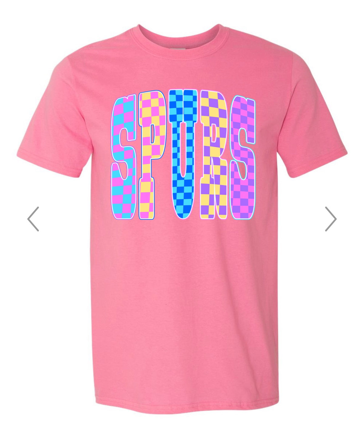 SPURS CHECKER TSHIRT