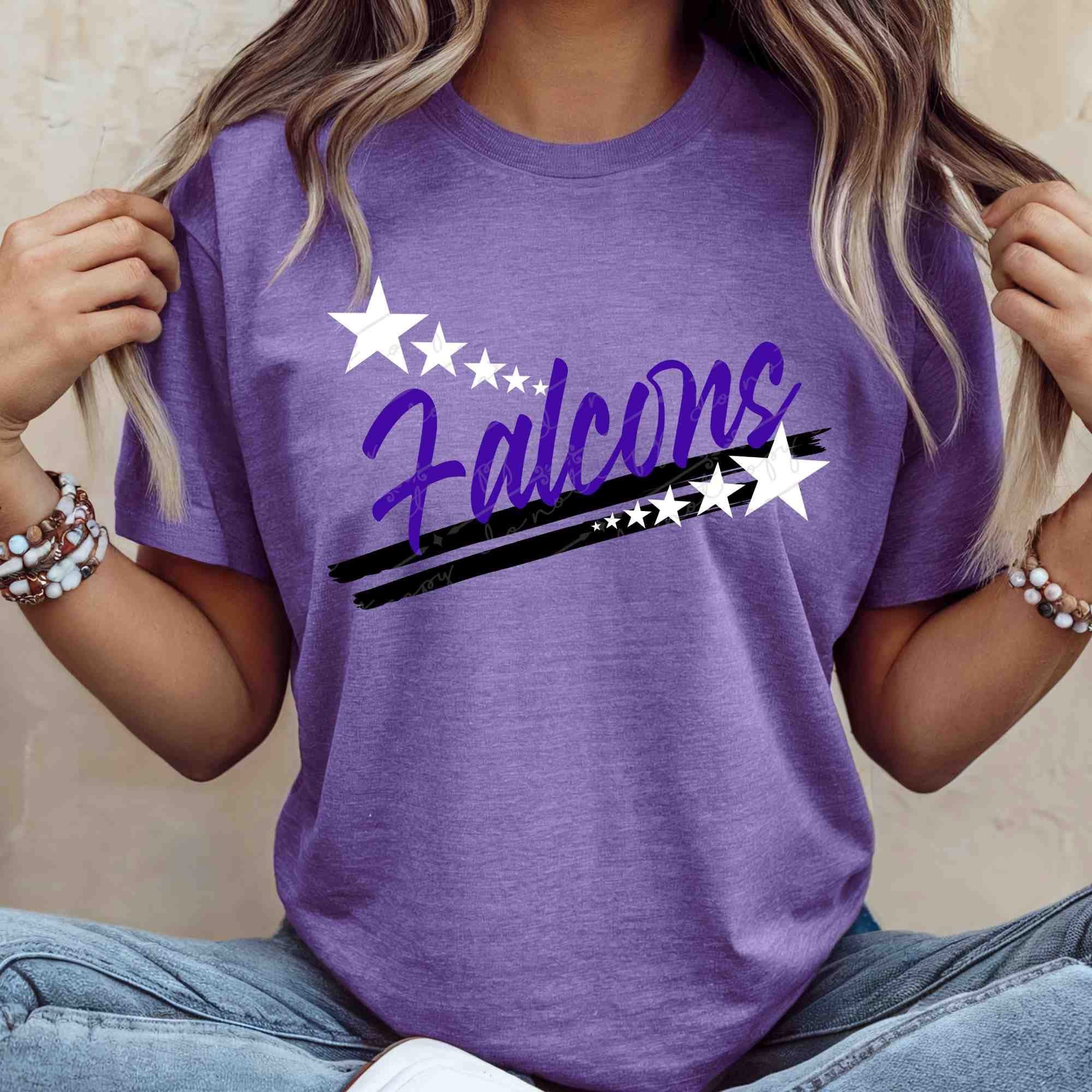 Falcons Star ADULT Tshirt