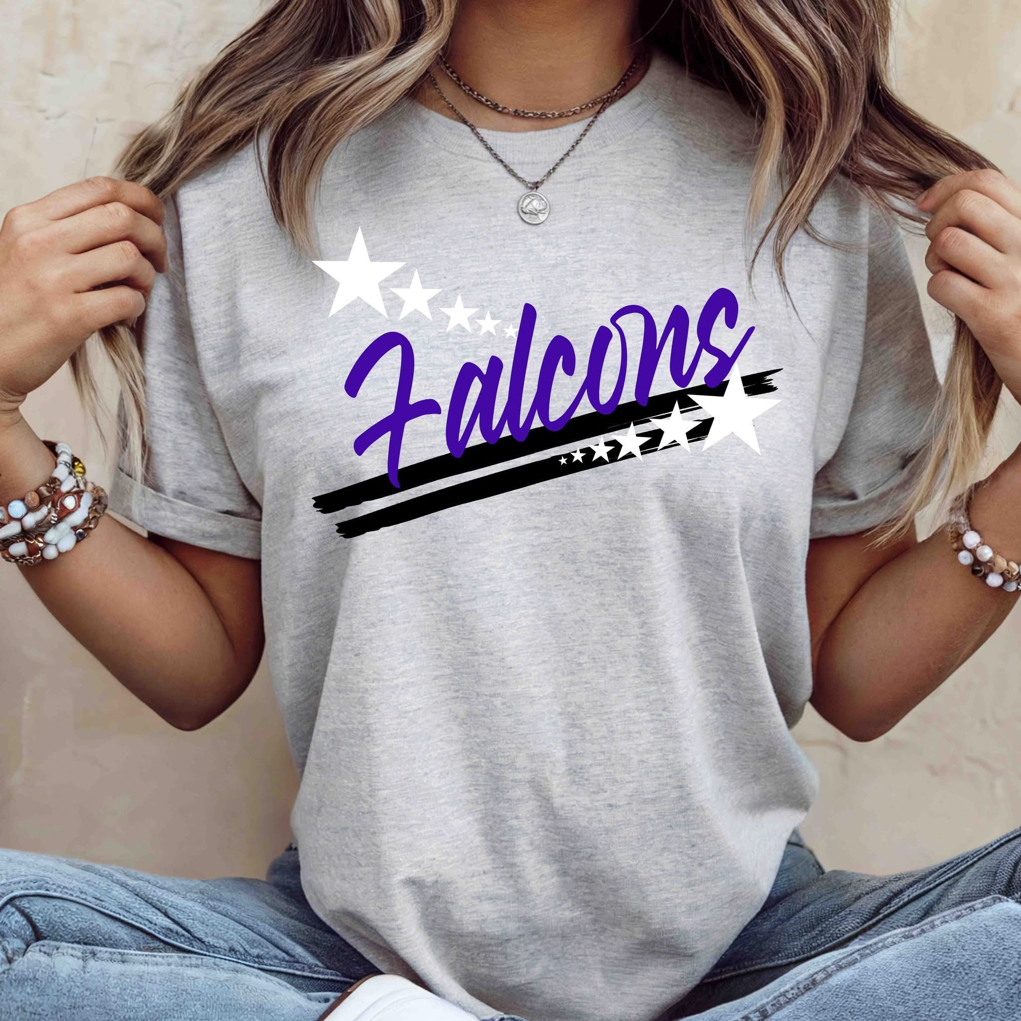 Falcons Star ADULT Tshirt