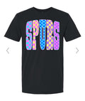 SPURS CHECKER TSHIRT
