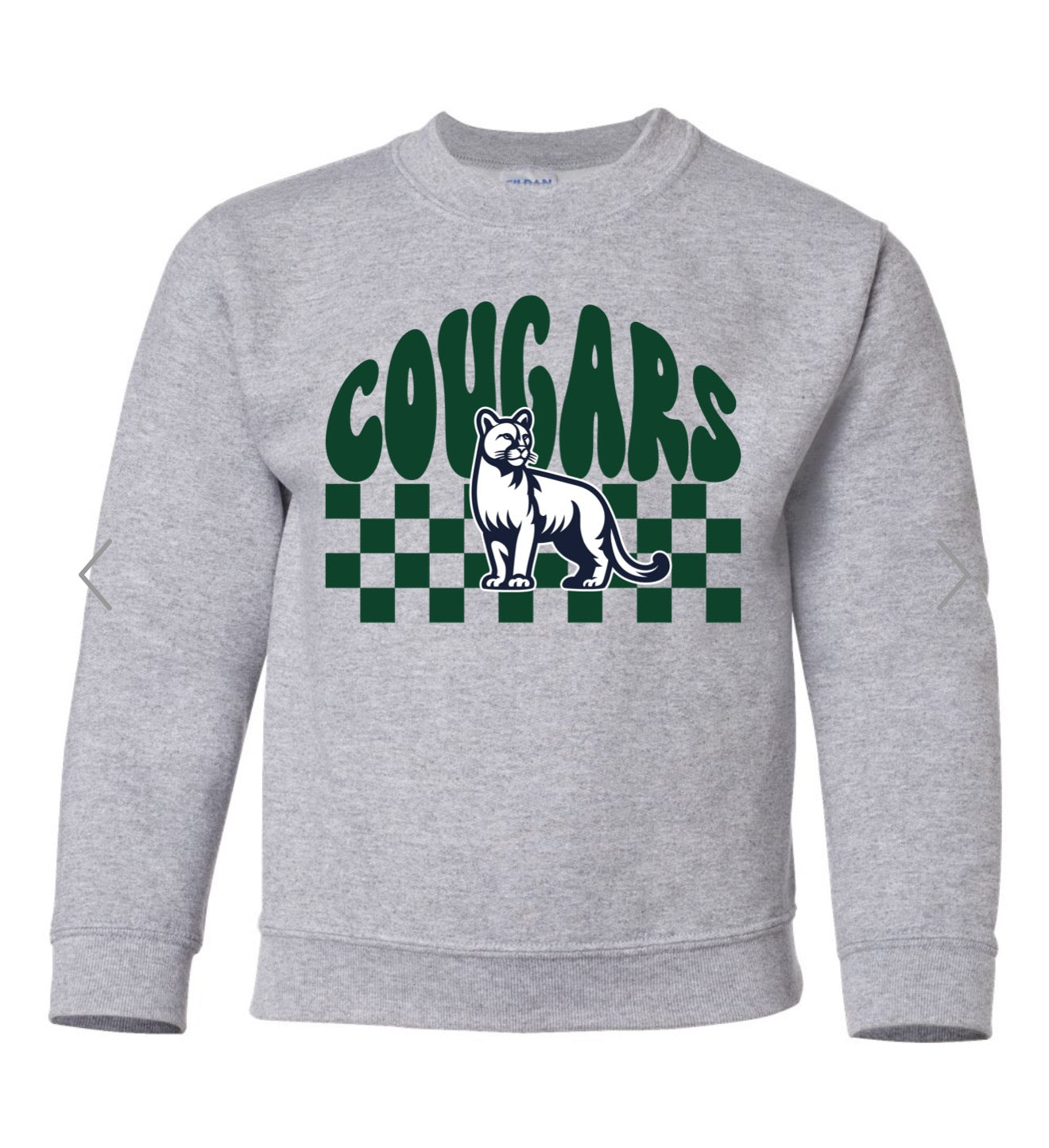 ADULT- Cougar Checker PULLOVER