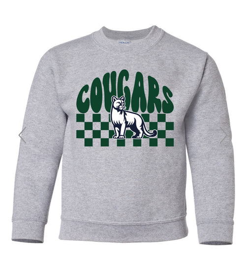 ADULT- Cougar Checker PULLOVER