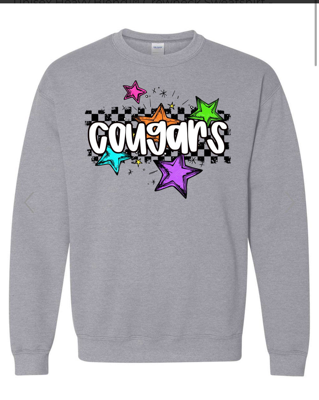 ADULT- Cougar Star PULLOVER