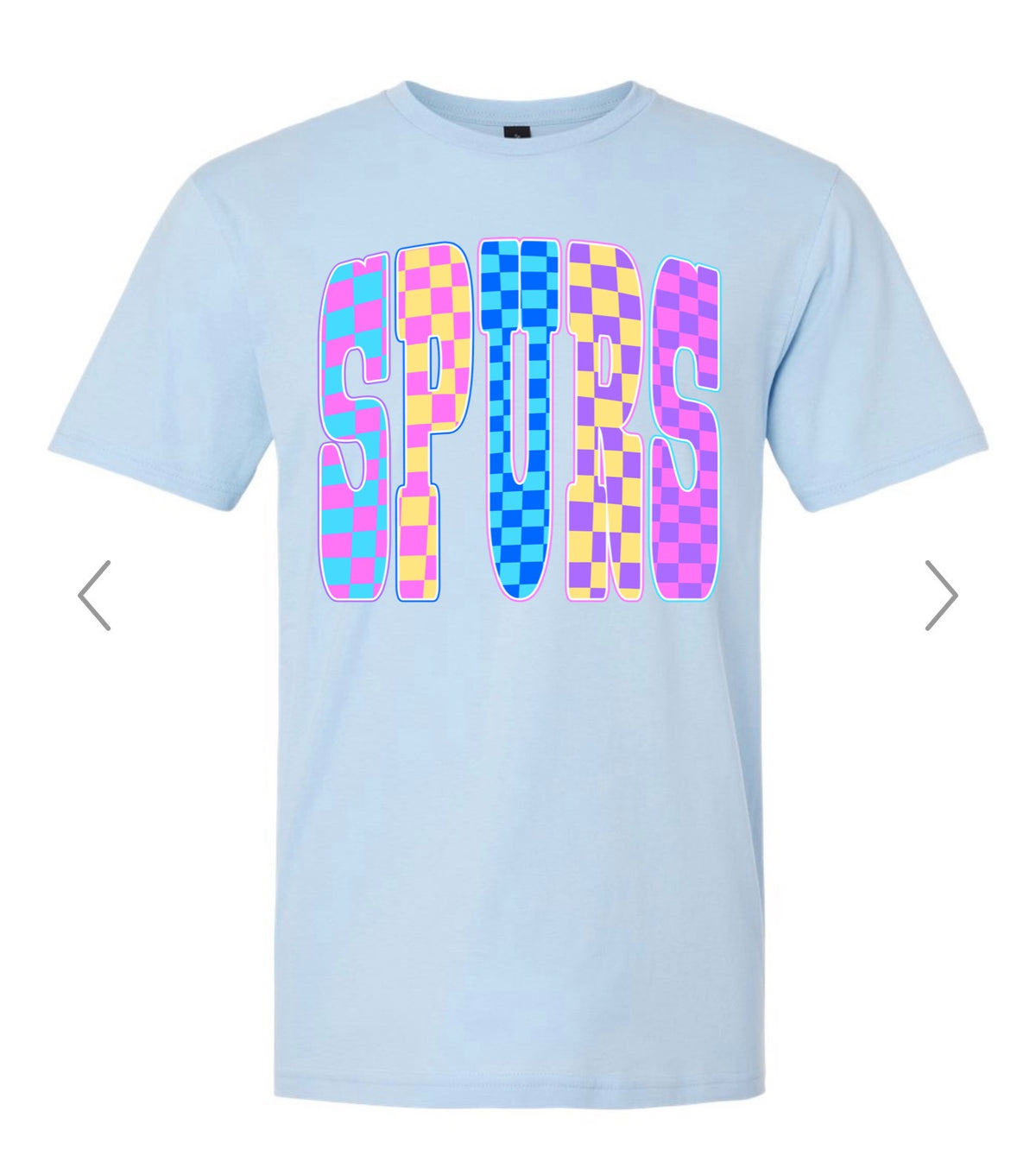 SPURS CHECKER TSHIRT