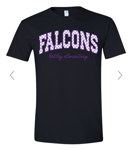 Checker Hatley Falcon ADULT T-Shirt