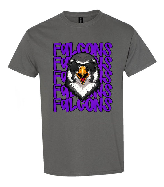 Falcon Stacked ADULT T-shirt