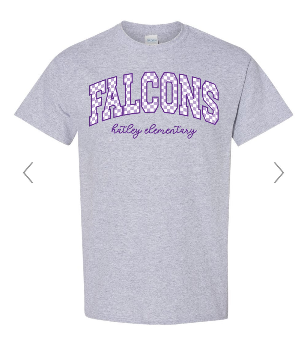 Checker Hatley Falcon ADULT T-Shirt