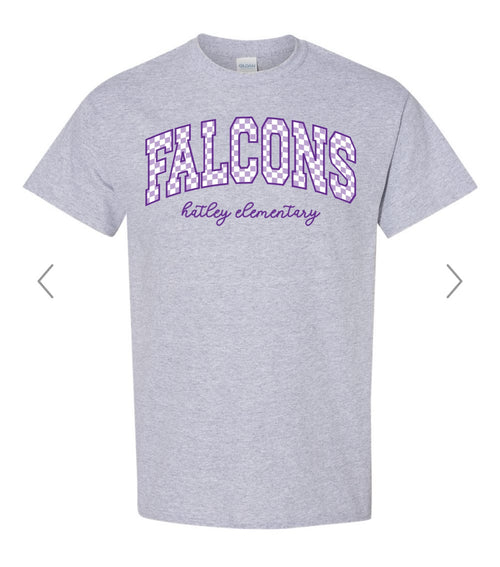 Checker Hatley Falcon ADULT T-Shirt