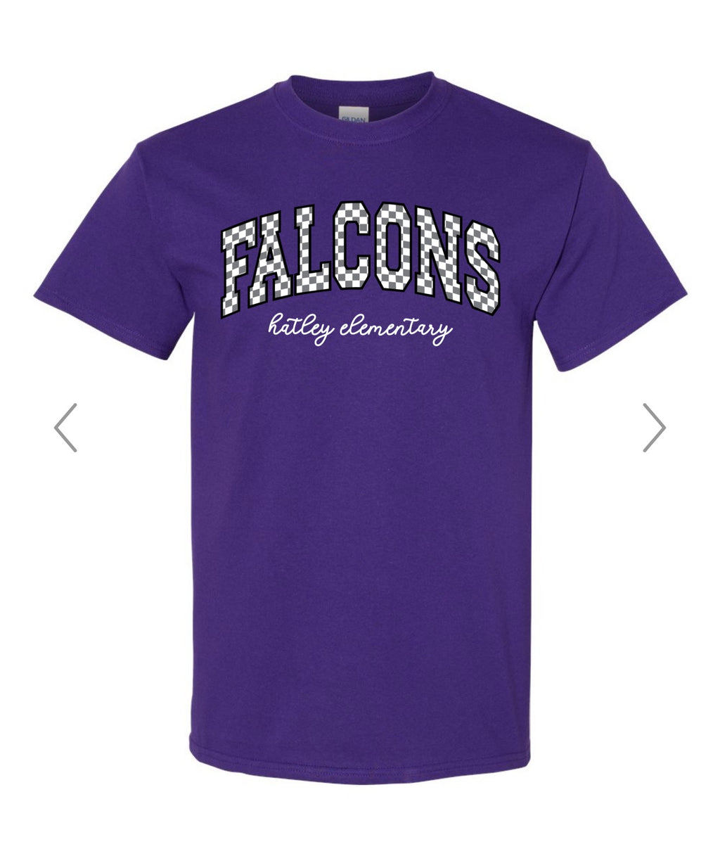 Checker Hatley Falcon ADULT T-Shirt