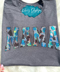 Turquoise Mama Cow Spangle