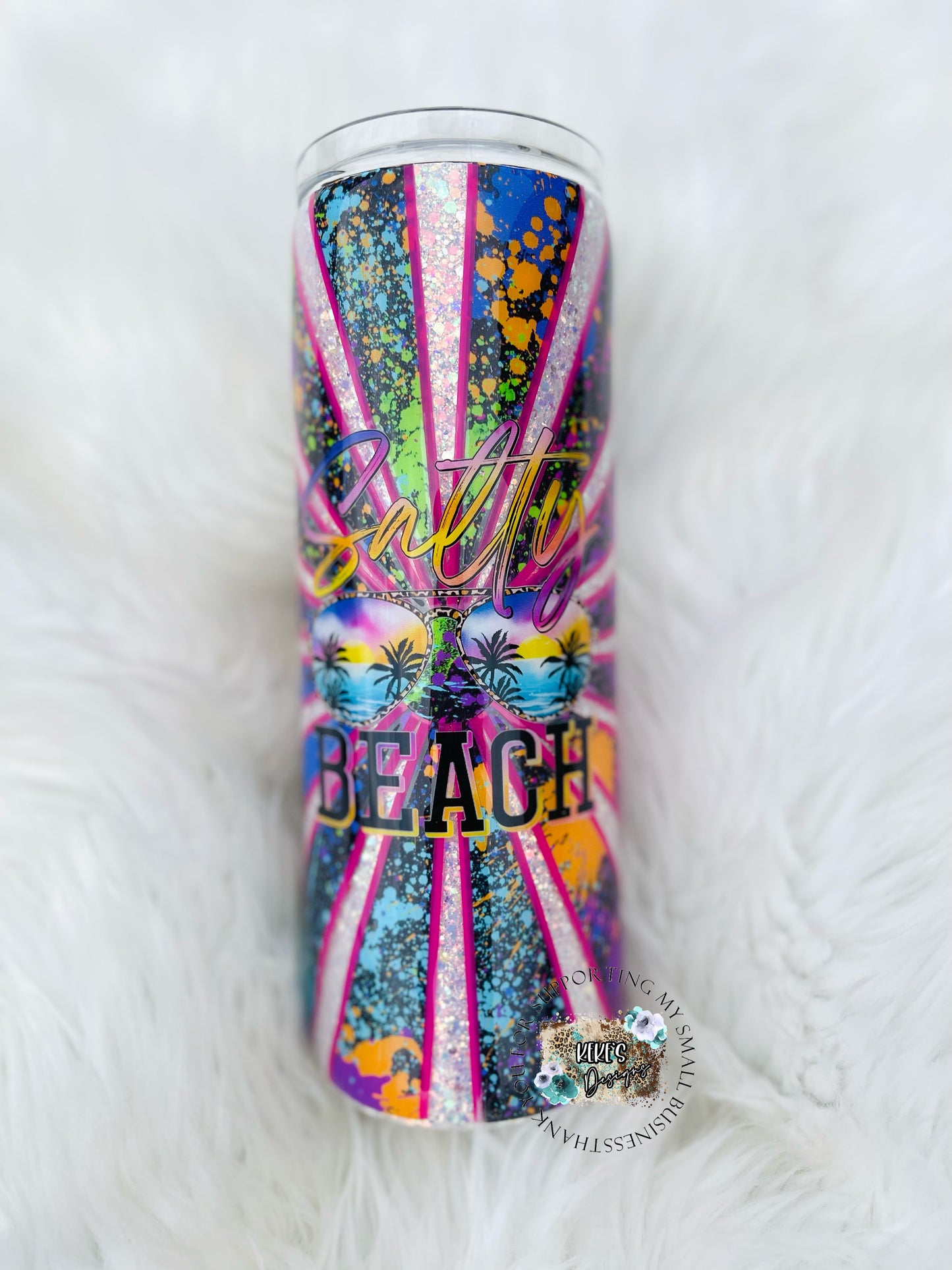 Salty Beach Burst Tumbler