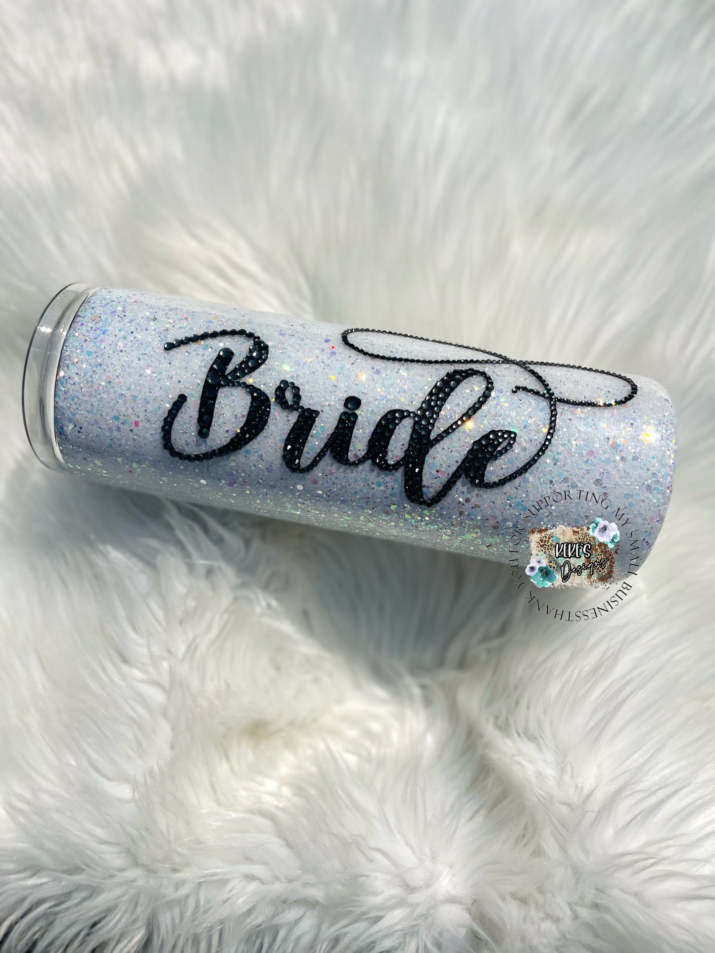 Bride Rhinestone Tumbler