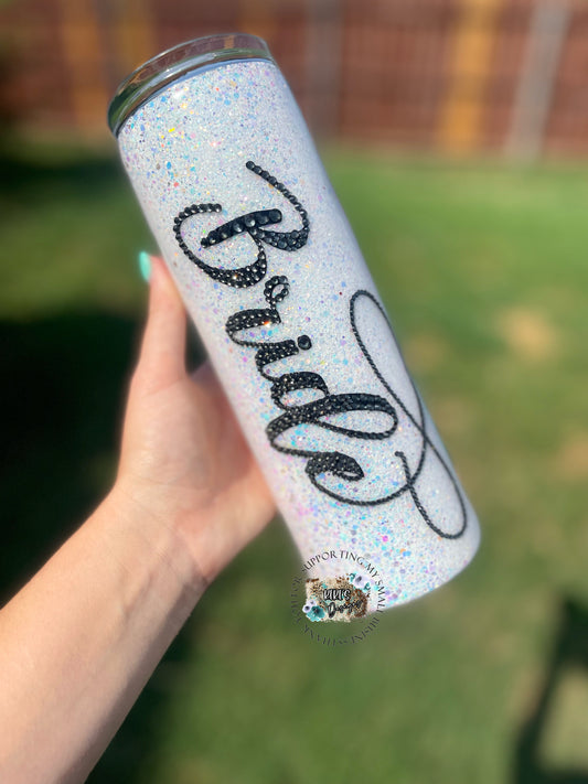 Bride Rhinestone Tumbler