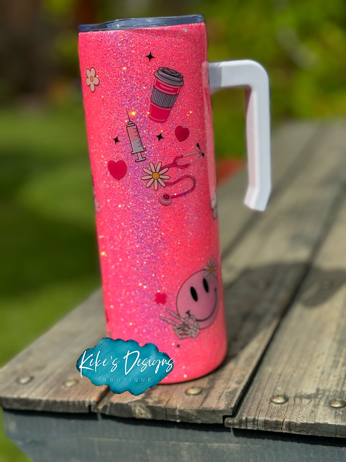 Retro Scrub Life Tumbler