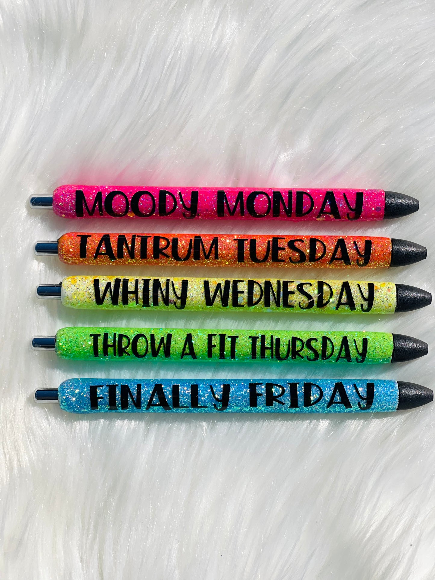 Day of the Week Pen Set
