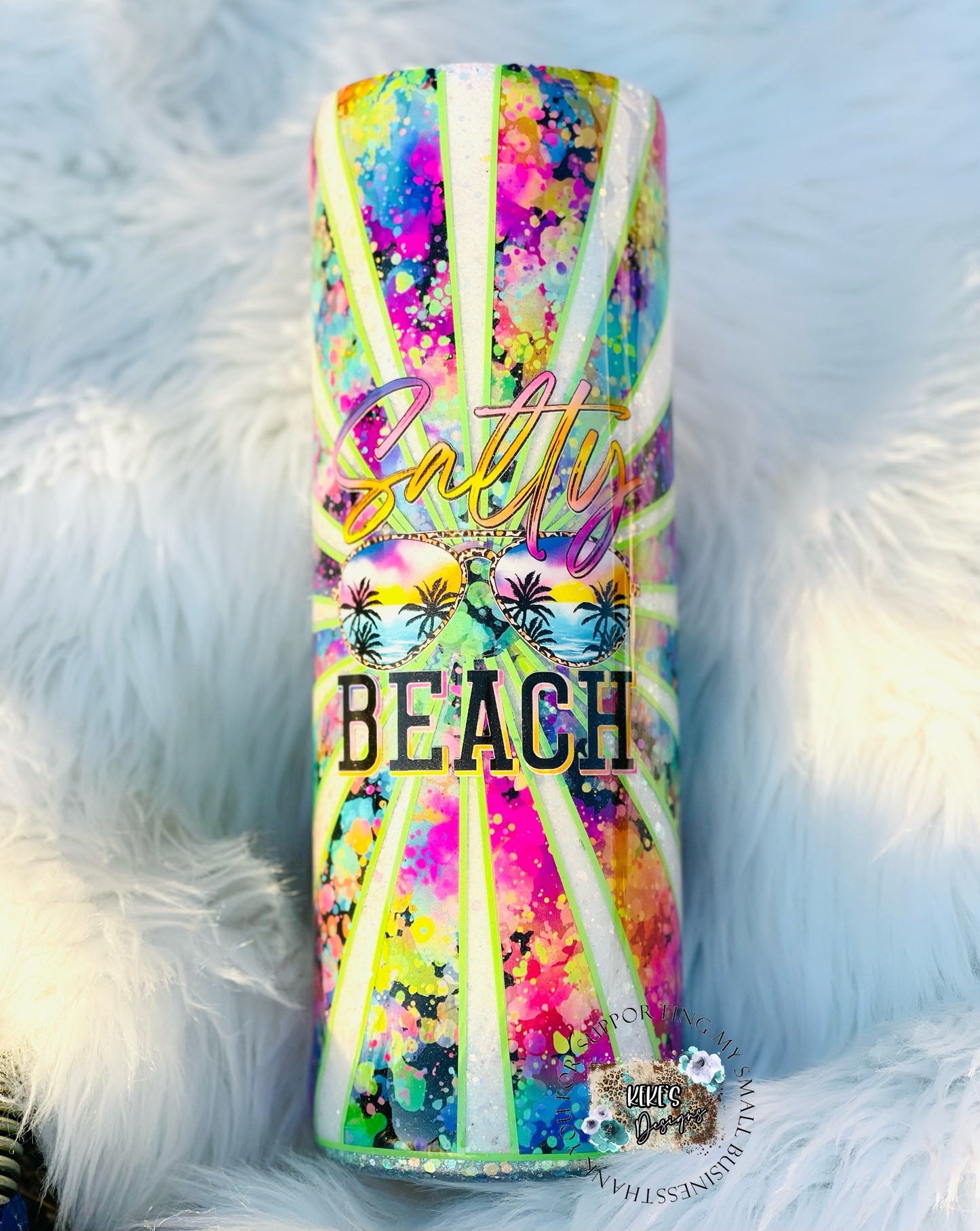 Salty Beach Burst Tumbler