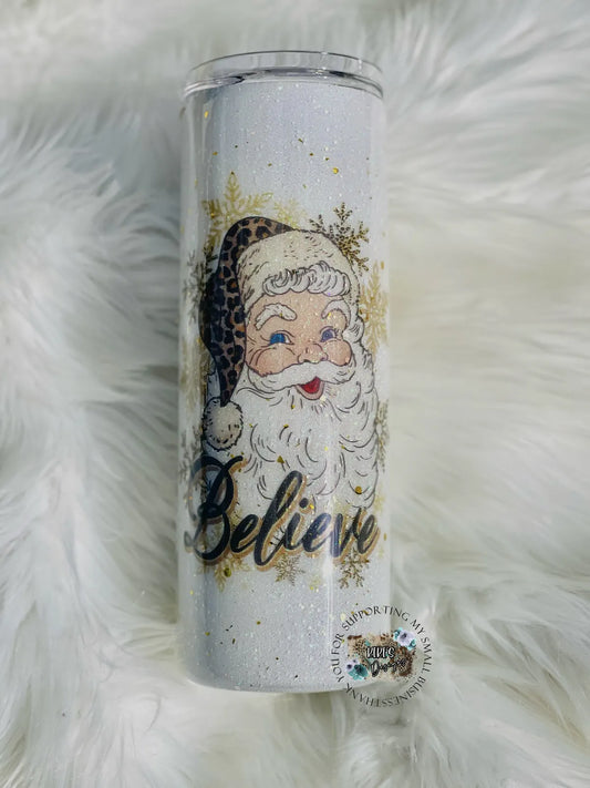 Believe Gold Santa