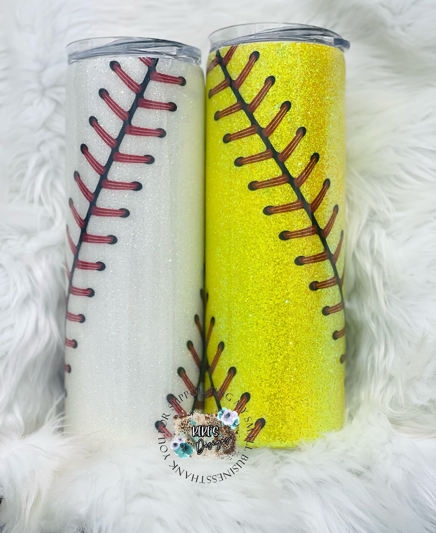 Baseball & Softball Stitch Tumbler