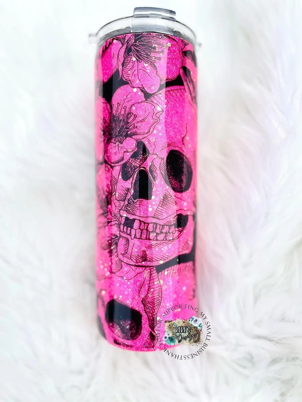 Glow Floral Skull