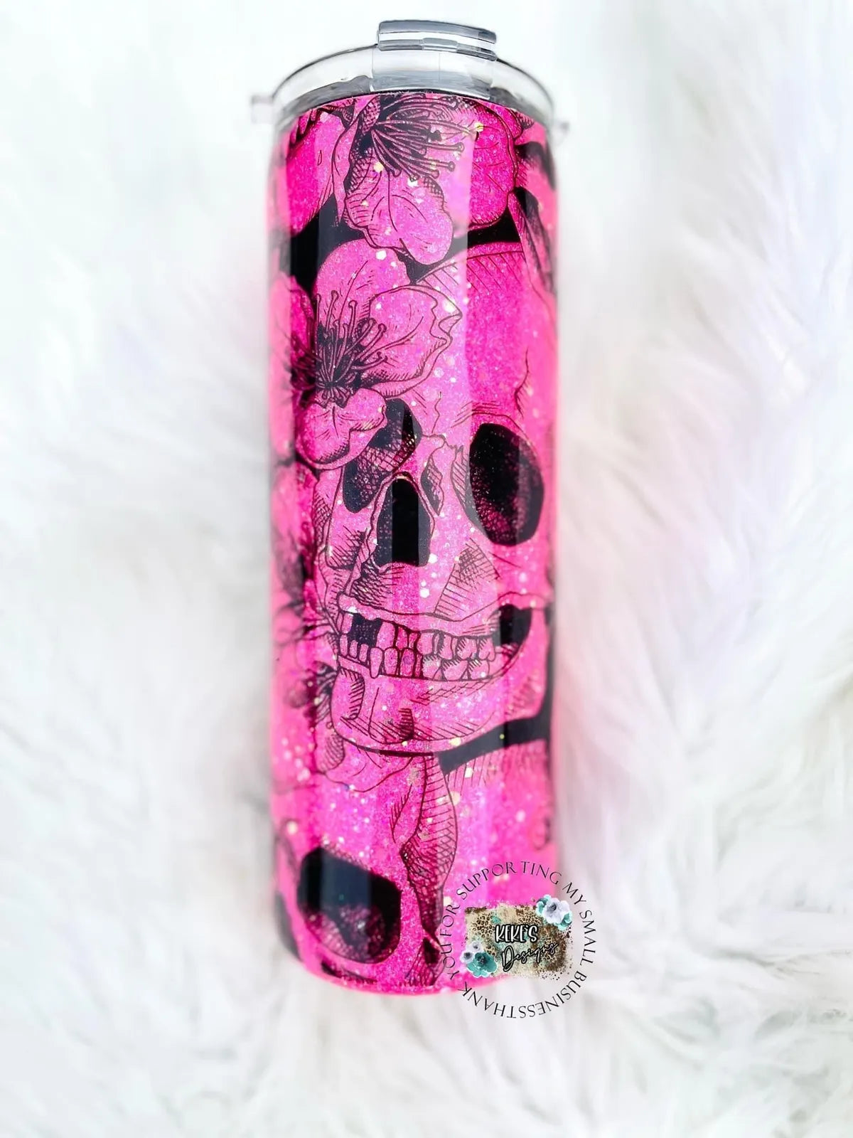 Glow Floral Skull