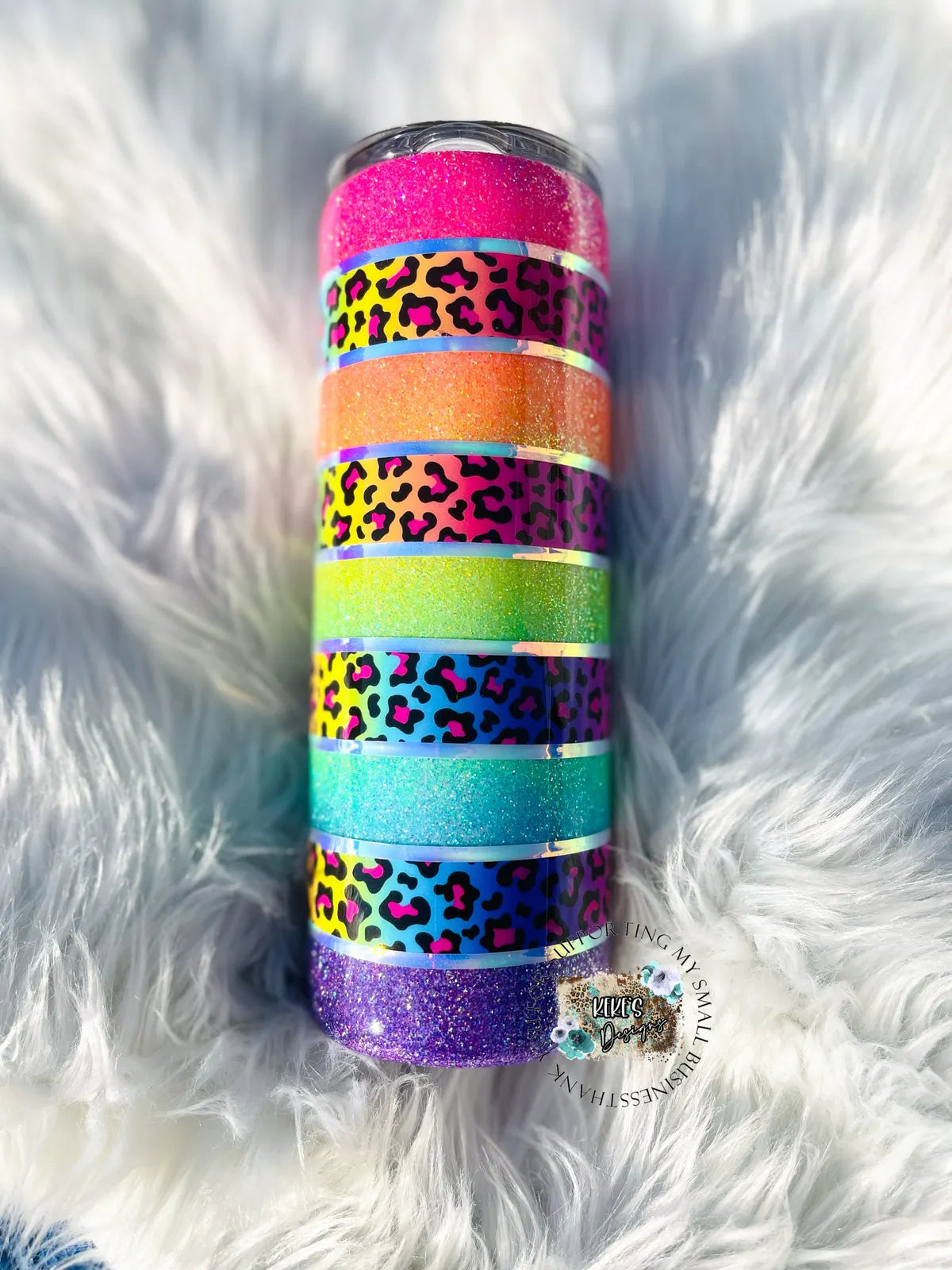 Rainbow Leopard Stripe