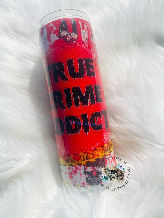 True Crime Addict Glow Tumbler